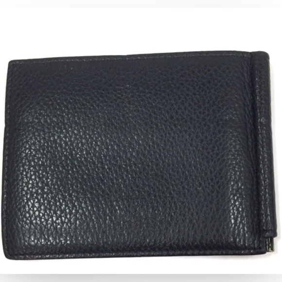 Black Studded Leather Wallet - Picture 2 of 7